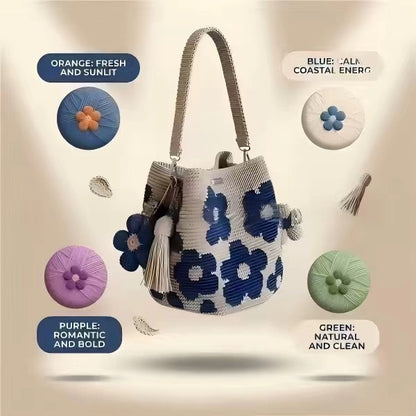 Mila Crochet Flower Bag