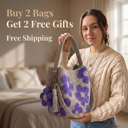 Mila Crochet Flower Bag